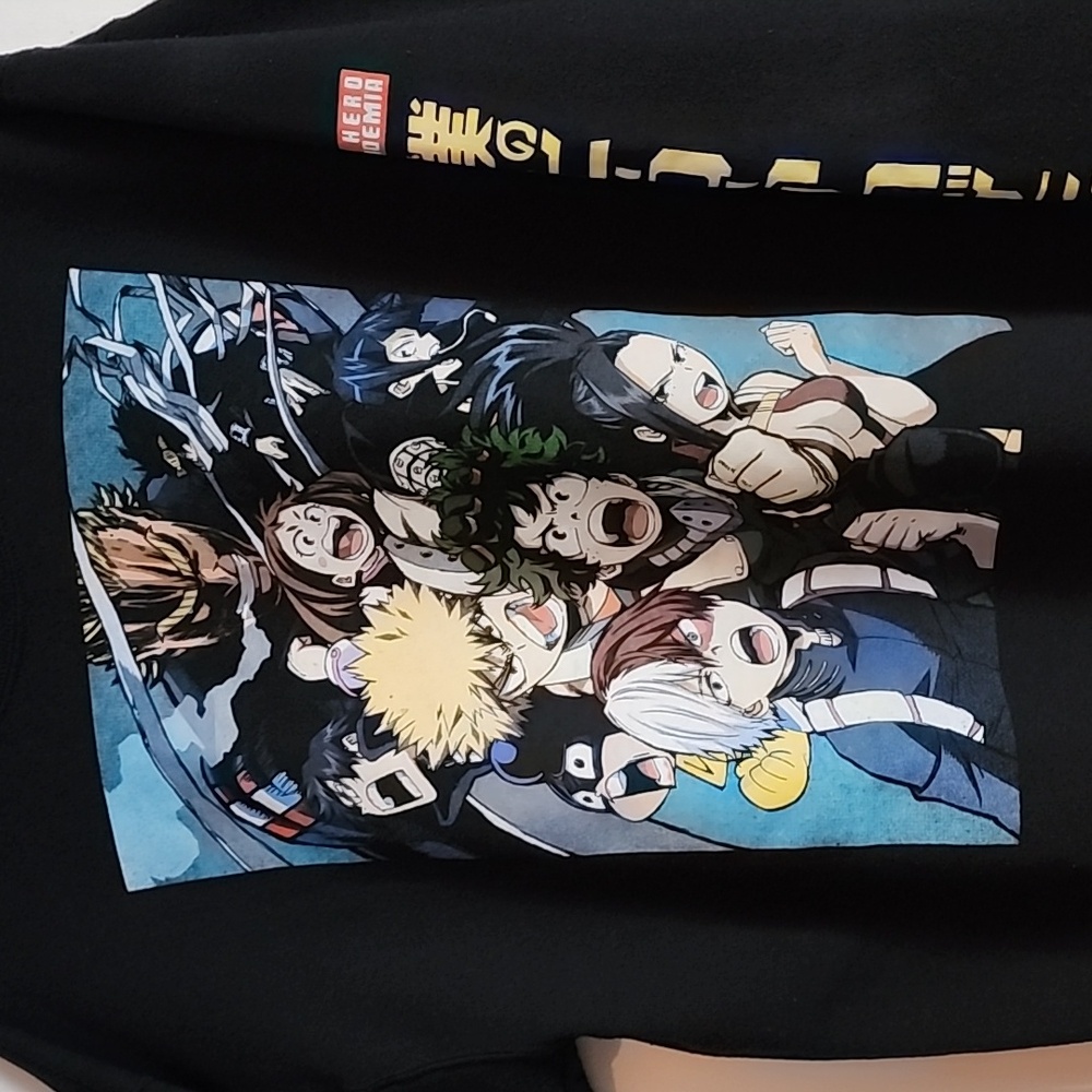 My Hero Academia crew neck size L mens